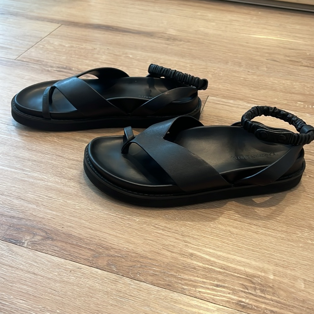 JONATHAN SIMKHAI Talie Toe Platform Leather Thong Sandals Shoes EU 38/US 8 - Picture 8 of 13